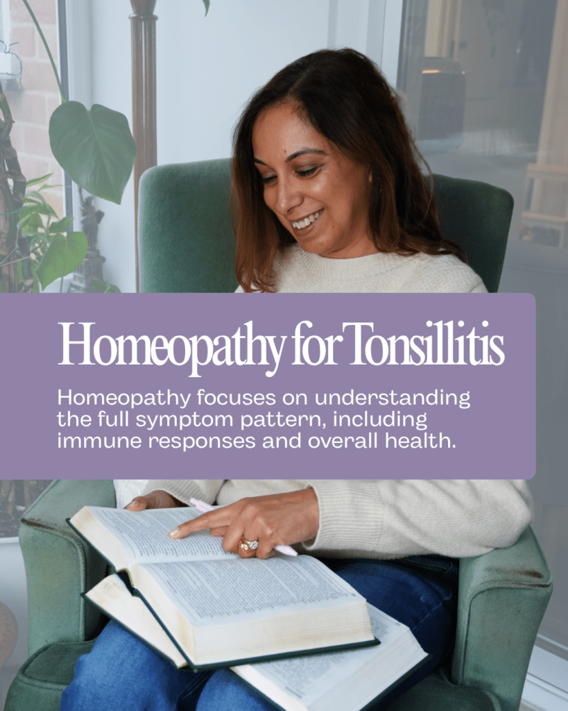 Homeopathy information for tonsillitis