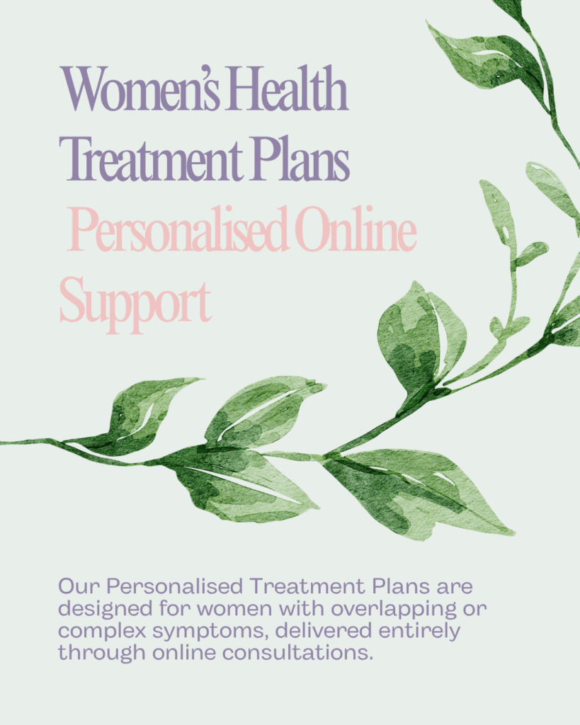 Women's health homeopathy treatment plans
